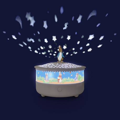 Veilleuse projecteur d'étoiles pierre lapin Blanc 2 - vertbaudet enfant 