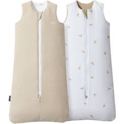 Linge de maison et décoration-Linge de lit bébé-Gigoteuse-Gigoteuse réversible 4 saisons léopard 18-36 mois