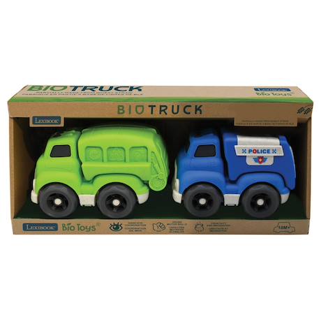 Petites voitures - pack de camions Multicolore 3 - vertbaudet enfant 