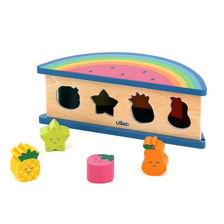 Boite à formes pastèque Bleu 5 - vertbaudet enfant 