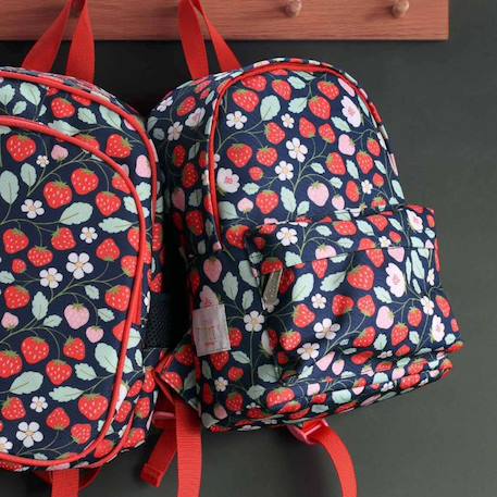 Petit sac à dos fraises Noir, rouge, bleu 5 - vertbaudet enfant 