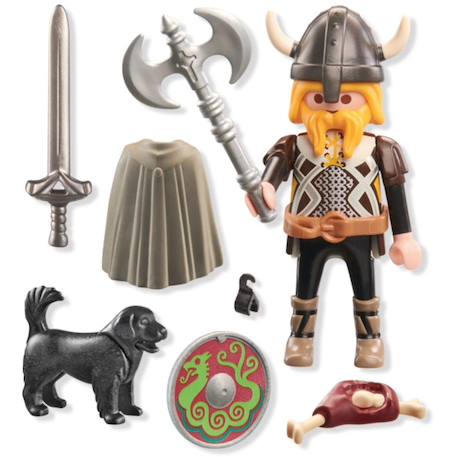 Viking avec son chien, bouclier, casque et armes 71755 Multicolore 4 - vertbaudet enfant 
