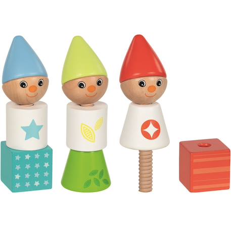 Blocs à visser lutins Beige 1 - vertbaudet enfant 