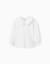 T-shirt avec col claudine et volants Blanc 1 - vertbaudet enfant 