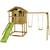 Kangui lotis wapiti - balançoires, toboggan, cabane avec balcon Marron 1 - vertbaudet enfant 