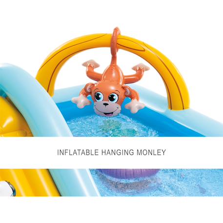 Piscine centre de jeux jungle aventure Bleu 5 - vertbaudet enfant 