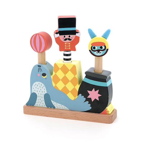 Pop-up en bois cirque Beige 3 - vertbaudet enfant 