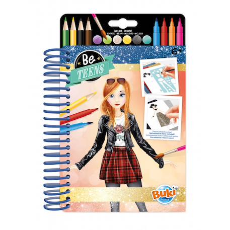 Carnet de mode - tenues rock Bleu 1 - vertbaudet enfant 