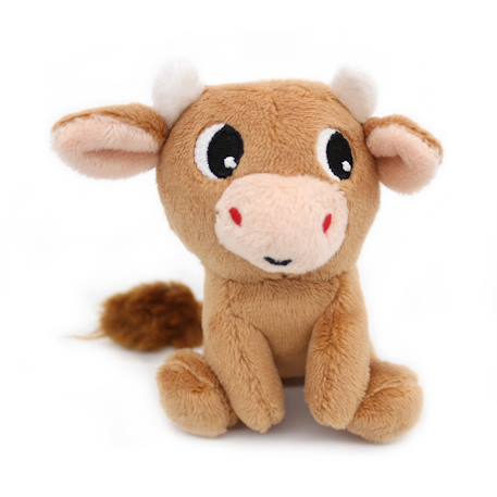 Peluche vache maman et son bébé marron Marron 6 - vertbaudet enfant 