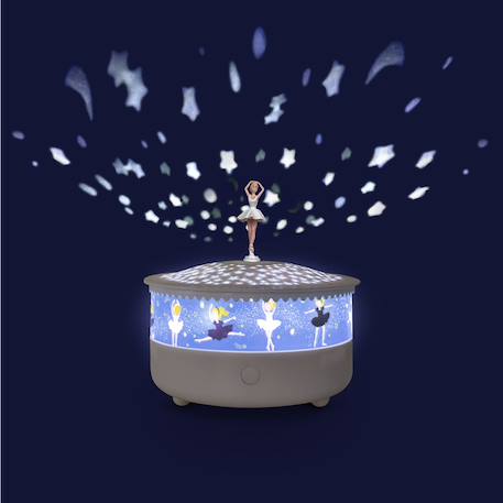Veilleuse projecteur d'étoiles ballerine Blanc 2 - vertbaudet enfant 