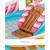 piscine avec aire de jeux aquatiques candy zone Multicolore 3 - vertbaudet enfant 