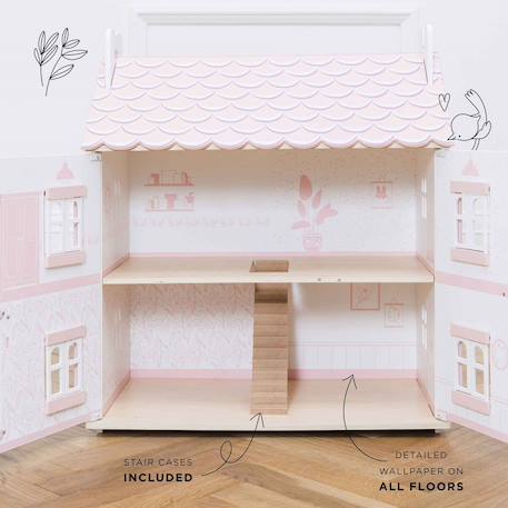 Maison de poupées de sophie Rose 3 - vertbaudet enfant 