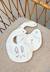 Lot de 2 bavoirs bébé hello baby Ecru 1 - vertbaudet enfant 