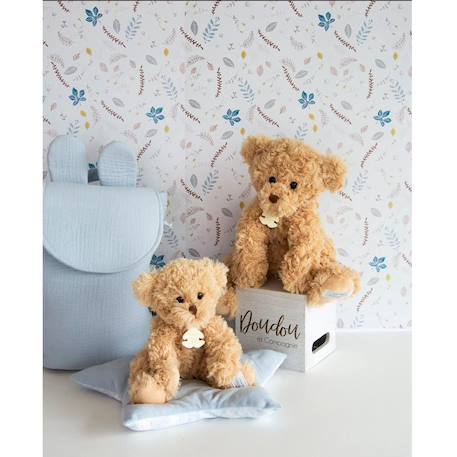 Ours en peluche beige 34 cm Beige 4 - vertbaudet enfant 