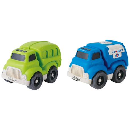 Petites voitures - pack de camions Multicolore 1 - vertbaudet enfant 