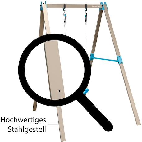 Balançoire vario module complémentaire échelle Beige et bleu 4 - vertbaudet enfant 