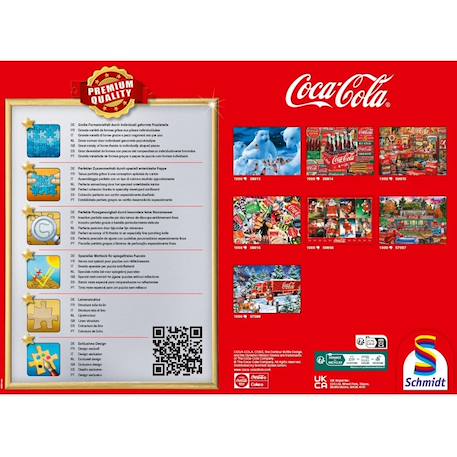 Puzzle camion de noël coca cola 1000 pcs Rouge 2 - vertbaudet enfant 