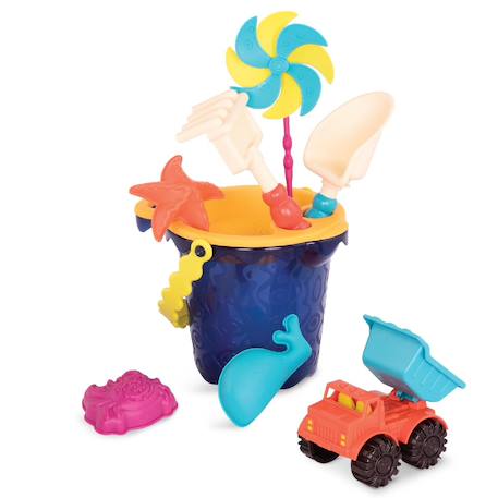 Set de plage bleu Bleu 1 - vertbaudet enfant 