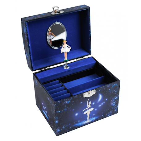 Boite à bijoux musicale danseuse étoile Bleu 2 - vertbaudet enfant 