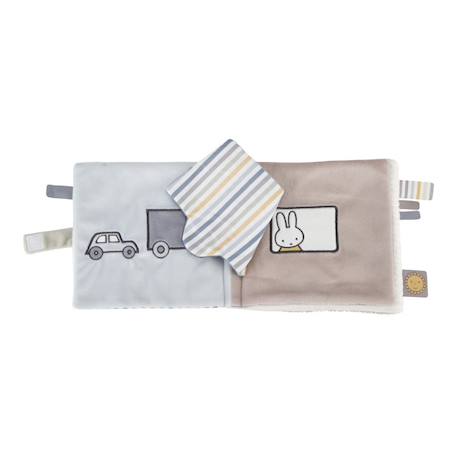 Livre d'éveil en tissu miffy - fluffy Vert-bleu 6 - vertbaudet enfant 