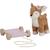 Peluche à tirer faon fsc fairy garden Rose, beige, bois, marron 3 - vertbaudet enfant 