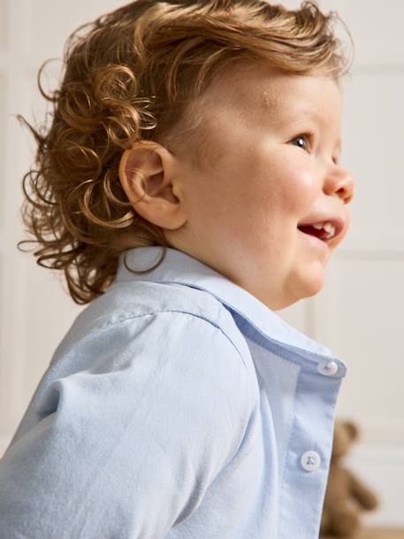 Chemise oxford bébé - coton biologique Oxford 4 - vertbaudet enfant 