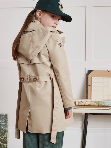 Trench,Manteau de pluie pour enfants en EVA translucide, Poncho à