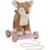 Peluche à tirer faon fsc fairy garden Rose, beige, bois, marron 2 - vertbaudet enfant 