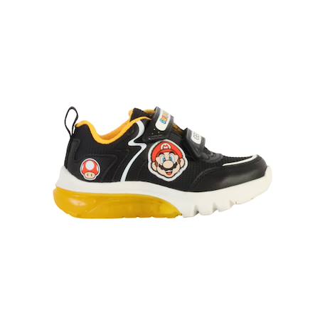 Baskets basses  à scratch Mario Navy royal+Noir orange 7 - vertbaudet enfant 