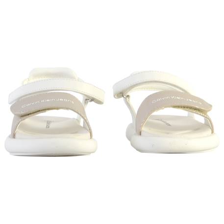 Sandales  à scratch Beige blanc 5 - vertbaudet enfant 
