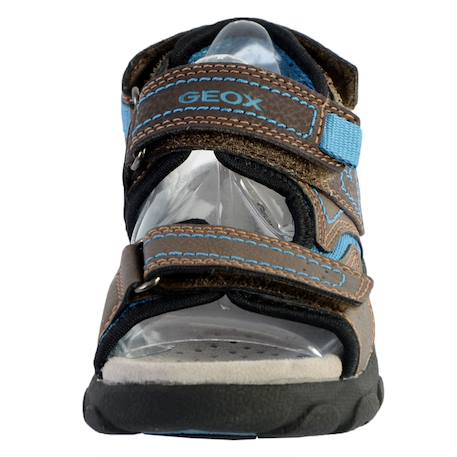 Sandales  velours  à scratch Brown avio+Navy grey+Navy red 4 - vertbaudet enfant 
