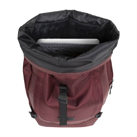 Sac à dos  tecum roll Burgundy+Noir 2 - vertbaudet enfant 