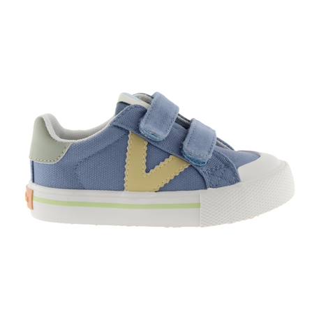 Baskets basses  à scratch Jeans+Melon 1 - vertbaudet enfant 
