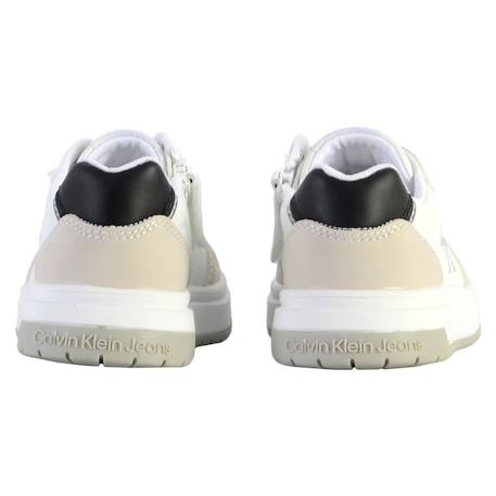 Baskets basses à lacets Blanc beige 4 - vertbaudet enfant 
