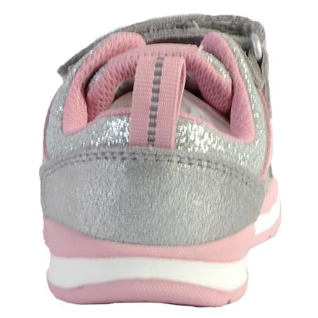 Baskets basses à scratch Argent metallique 3 - vertbaudet enfant 
