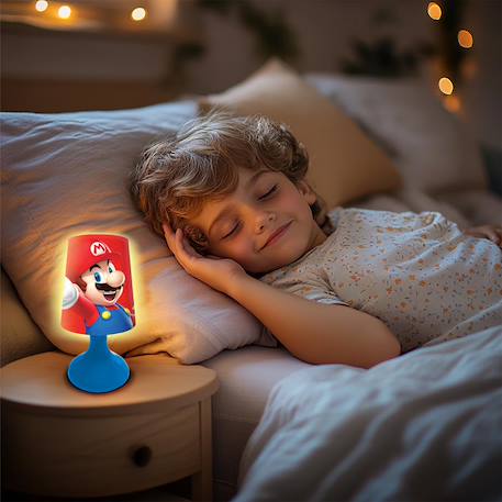 Mini lampe de chevet veilleuse sans fil super mario Rouge 5 - vertbaudet enfant 