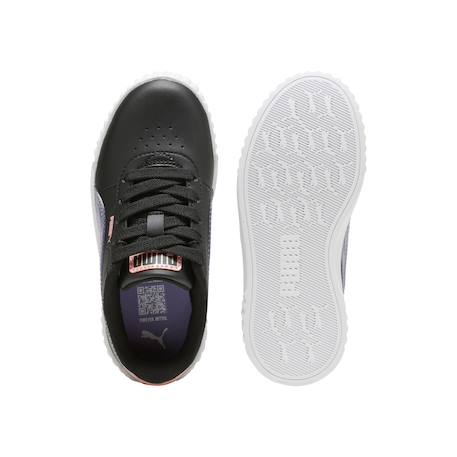 Baskets basses à lacets Blanc rose mauve+Noir lavender alert 12 - vertbaudet enfant 