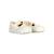 Ballerines enfant confortables à bout rond avec fermeture scratch et semelle plate Blanc+Nude 3 - vertbaudet enfant 