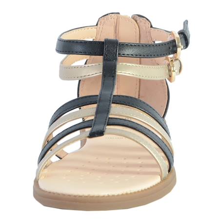 Sandales  vernis  à brides Blanc rose claire+Noir platinium+Rose 10 - vertbaudet enfant 
