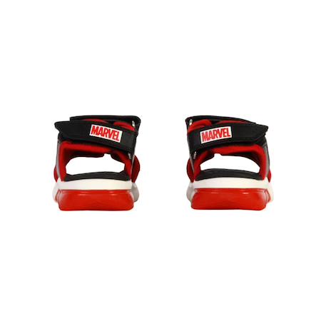 Sandales  à scratch Marine rouge bleu+Noir rouge 10 - vertbaudet enfant 
