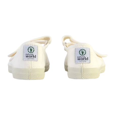 Baskets basses à scratch Blanc 4 - vertbaudet enfant 