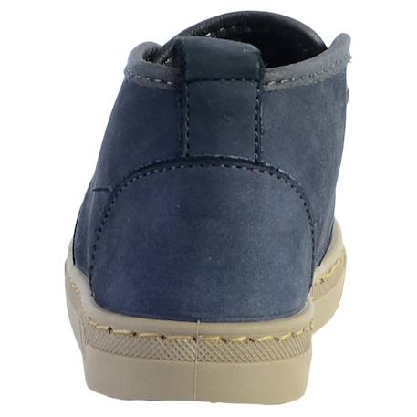 Baskets montantes  à lacets Marine 3 - vertbaudet enfant 
