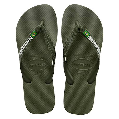 Tongs  à enfiler Vert gris 2 - vertbaudet enfant 