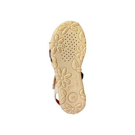 Sandales  à scratch Blanc argent 6 - vertbaudet enfant 