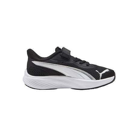 Baskets mixte pounce lite ac+ ps Noir+Noir blanc argent 12 - vertbaudet enfant 