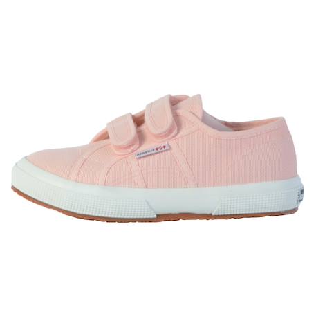 Baskets basses à scratch Rose+Rose Foncé+Rose ish 2 - vertbaudet enfant 