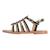 Sandales en cuir  à brides Marine+Tan 2 - vertbaudet enfant 
