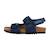 Sandales en cuir  à scratch Navy 2 - vertbaudet enfant 