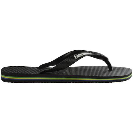 Tongs  à brides Black black+Blanc+Green olive vibrant+Vert 3 - vertbaudet enfant 