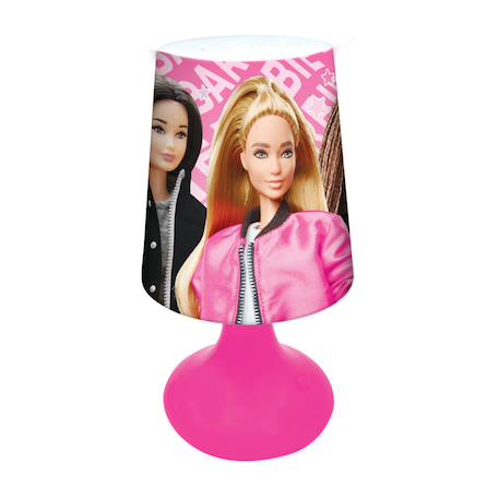 Mini lampe de chevet veilleuse sans fil barbie Rose 1 - vertbaudet enfant 